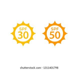 spf 30, 50, sun, UV protection, vector