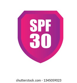 SPF 30 and shield 