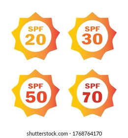 Spf stamp 50 and 100, UV protection.