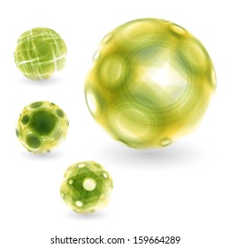 Sphere. Abstract vector illustration. 