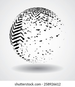 Sphere Abstract Vector Logo Design Template