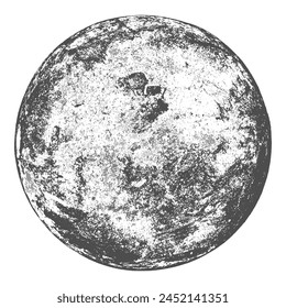 Sphere ball texture grunge circle round abstract vector illustration design element graphic shape isolated white background black rough distressed vintage