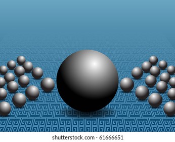 Sphere Business Chart Slide