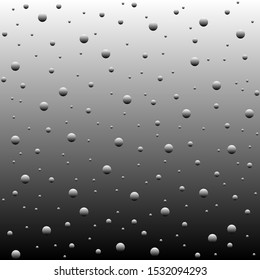 Sphere circle gradient, seamless pattern background. Dots on background. Vector illustration