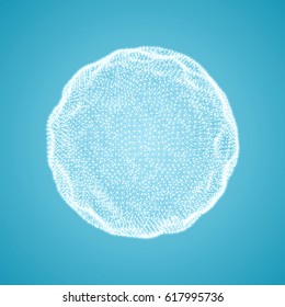 The Sphere Consisting of Points. Global Digital Connections. Abstract Globe Grid. Wireframe Sphere Illustration. Abstract 3D Grid Design. A Glowing Grid. 3D Technology Style. Networks - Globe Design.