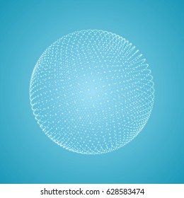 The Sphere Consisting of Points. Global Digital Connections. Abstract Globe Grid. Wireframe Sphere Illustration. Abstract 3D Grid Design. A Glowing Grid. 3D Technology Style. Networks - Globe Design.
