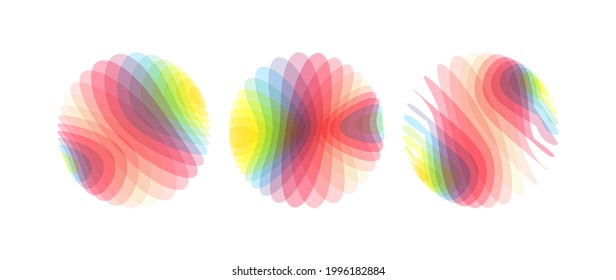 Sphere. Cover design template. Abstract geometric design. Vector illustration made of various overlapping elements. Applicable for banners, placards, posters, flyers. 