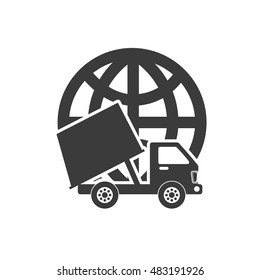 sphere with ecology icon vector illustration design