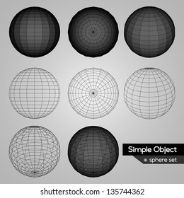 Sphere Elements | EPS10 Vector