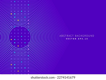 sphere enblem striped particle dots gradient blue modern art background use for advertisment poster website banner landing page product package design vector eps.