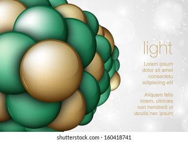 sphere in the form of balls