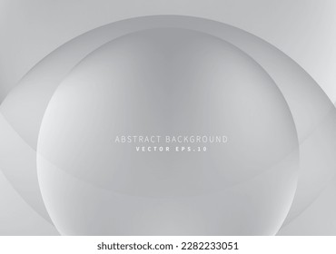 sphere with frame curve monotone background for advertisement banner website cover notebook package design landing page vector eps.