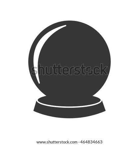 sphere future magic mistery icon. Isolated and flat illustration. Vector graphic