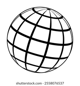 Sphere globe earth, globe world map earth simple geography planet