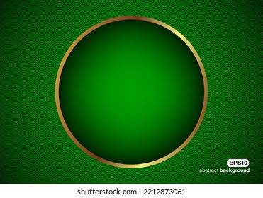 sphere with goldenstriped on oriental wave form asiantheme background for advertisement brochure template banner website cover product package design presentation orgnic product label vector eps.