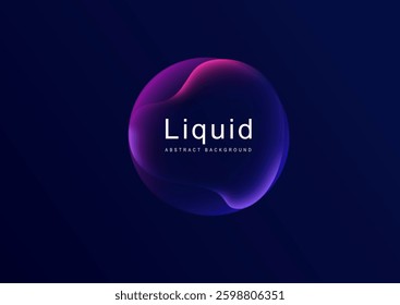 Sphere gradient flows seamlessly in liquid background, creating an abstract vector design. A vibrant banner and frame showcase dynamic color illustration with a glowing circle. Light and neon merge 