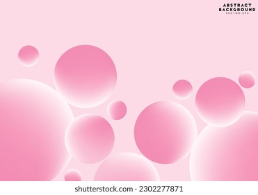 sphere with gradient pink planet science theme background for advertisement website template website template,cover landingpage label design vector eps.