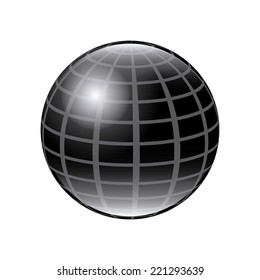sphere graphic design , vector illustration
