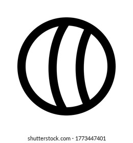 icono de esfera o logotipo símbolo de signo aislado ilustración vectorial - iconos vectoriales de estilo negro de alta calidad

