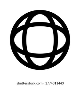 sphere icon or logo isolated sign symbol vector illustration - high quality black style vector icons
