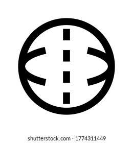 sphere icon or logo isolated sign symbol vector illustration - high quality black style vector icons
