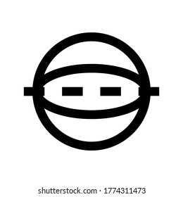 sphere icon or logo isolated sign symbol vector illustration - high quality black style vector icons

