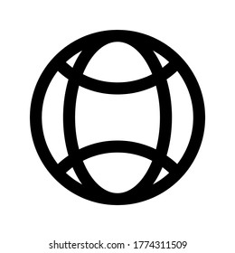 sphere icon or logo isolated sign symbol vector illustration - high quality black style vector icons
