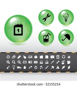 Sphere icons set vol.3