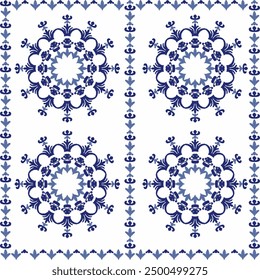 Sphere Ikat indigo blue Geometric Ethnic traditional , Ethnic abstract ikat art ,Native American Indian, pattern design for background ,curtain, carpet, wallpaper, clothing, wrapping, illustration