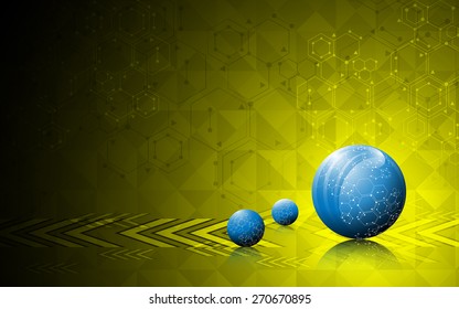 sphere innovation movement abstract background