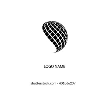 Sphere Logo design. Vector illustration.