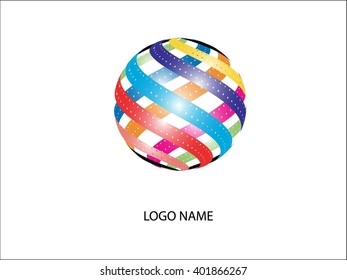 Sphere Logo design. Vector illustration.