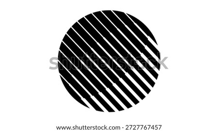 sphere logotype ,black isolated silhouette