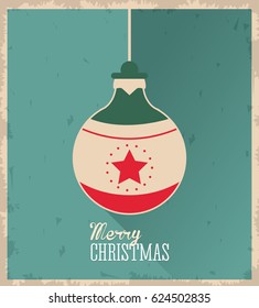 sphere merry christmas design