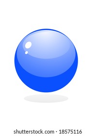 Sphere on a white background