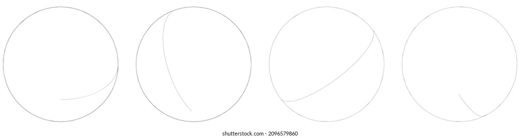Sphere, orb, ball with wireframe, grid, mesh surface