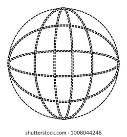 sphere planet isolated icon
