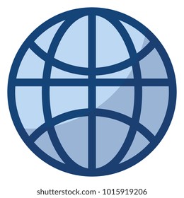 sphere planet isolated icon
