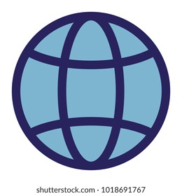 sphere planet isolated icon