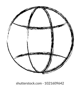 sphere planet isolated icon