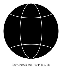 sphere planet isolated icon
