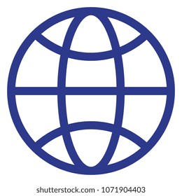 sphere planet isolated icon
