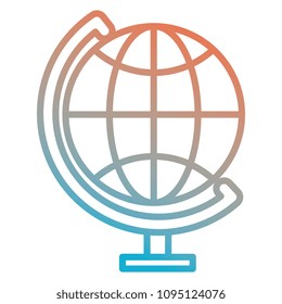 sphere planet isolated icon