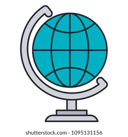 sphere planet isolated icon