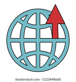 sphere planet isolated icon
