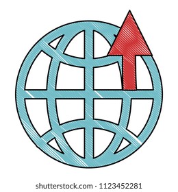 sphere planet isolated icon