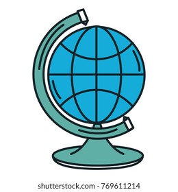 sphere planet isolated icon