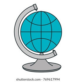 sphere planet isolated icon