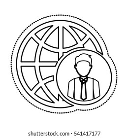 sphere planet isolated icon vector illustration design