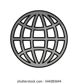sphere planet isolated icon vector illustration design